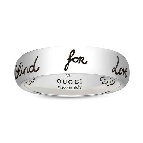 gucci blind for love ring in silver|blind for love Gucci scarf.